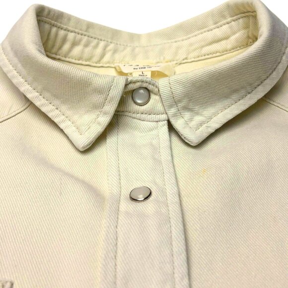 1.4.3. Story by Line Up White Peplum Jean Jacket - Picture 3 of 8